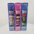 Melhores sabores Rum Bar 9000 Puffs Montenegro